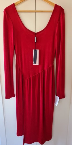 Abito midi rosso sandro - midi,