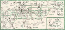 Mappa dei cartoni animati di