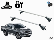 BARRE PORTATUTTO PORTAPACCHI TETTO PER FIAT FULLBACK DA 2016- DOPPIA CABINA