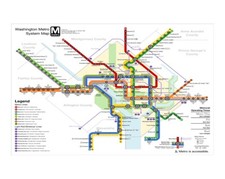 Poster mappa metropolitana