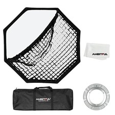 AMBITFUL FW95/37.4in Softbox Octagon Honeycomb Grid Bowens softbox, with (n1t)