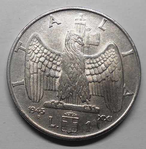 Lira 1943 spl - lira, sig./periz.ta