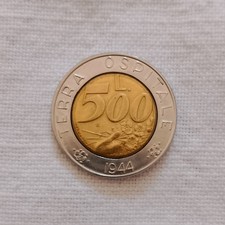 Moneta collezione 500 lire - moneta,