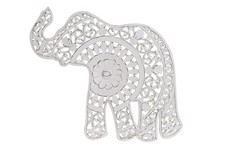 Drw elefante mandala legno - legno, da