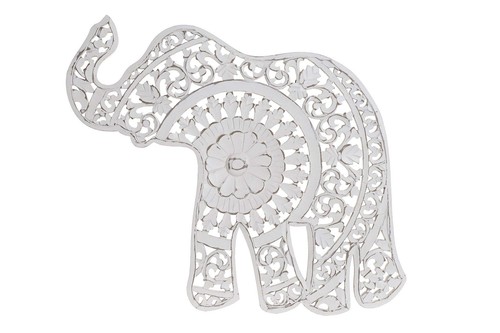 Drw elefante mandala legno - legno, da