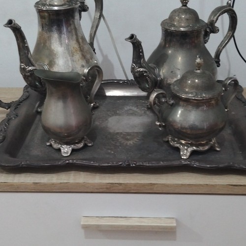 Set pezzi silverplate - 4,