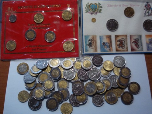 San marino lotto monete lire - marino,