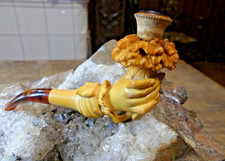 PIPE  FUME CIGARETTE EN ÉCUME