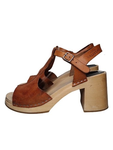 Sandali con tacco legno - sandali,