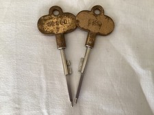 2 ANTICHE CHIAVI APERTURA CASSAFORTE BANCA CREDITO ITALIANO ANNI '50 '60