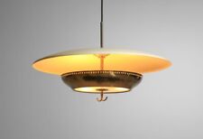 Lampadario moderno metà secolo plafoniera vintage luce Sputnik ottone pendente
