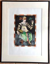 Acquaforte acquatinta "La Fortuna" numerata firmata a mano Franco Gentilini