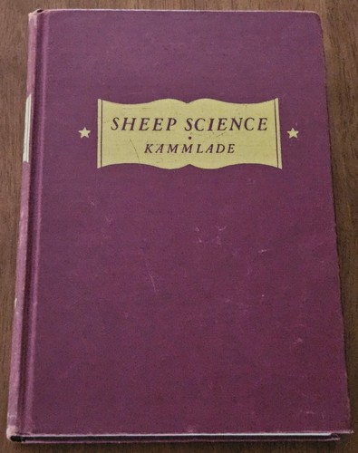 Vintage 1947 sheep - vintage, science