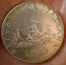 500 lire argento - , caravelle