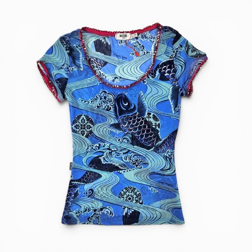 Raro top rete moschino koi - a,