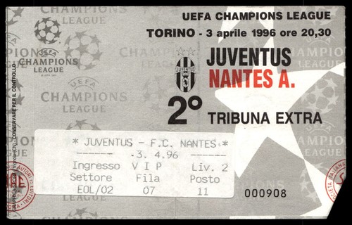 Biglietto 1996 juventus fc - biglietto,