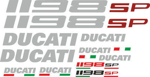 Ducati 1198sp replica - 1198sp, decals