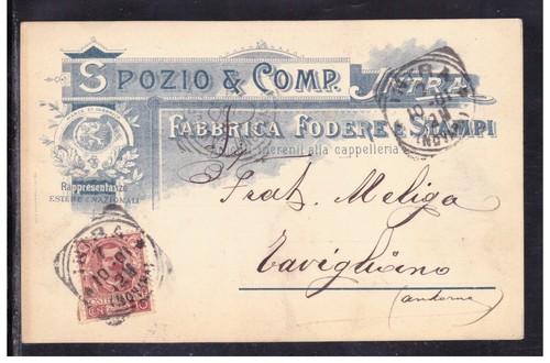 Cartolina commerciale intra - cartolina,