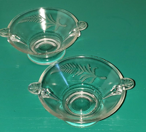 Vintage etched glass - vintage,