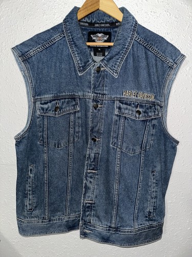 Gilet jeans harley - jeans,
