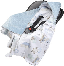 Coperta Neonato Ovetto Sacco per Passeggino - 100% Cotone Universale Blanket 85X
