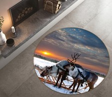 Slitta 3D renna O796 animale gioco antiscivolo tappetino elegante foto tappeto Fay