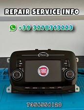 7356556120 RIPARAZIONE UCONNECT FIAT 500 CON LOGO BLOCCATO GARANZIA 1 ANNO