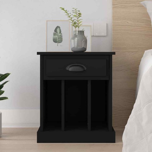 Vidaxl comodino nero - comodino,