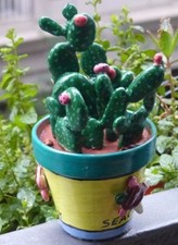 SCULTURA VASO IN TERRACOTTA