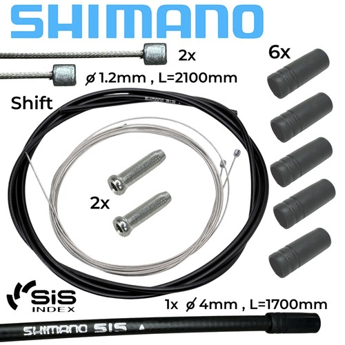 Set cavo cambio bici shimano - cavo,