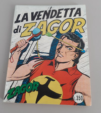 Zagor scritta rossa n.  8 la vendetta di zagor  lire 350 