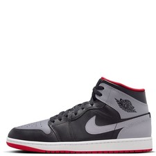 Air Jordan 1 Mid, Nero, Grigio