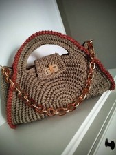 BORSA UNCINETTO FATTA A MANO