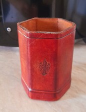 PORTA PENNE IN PELLE 9,5HX7 CM