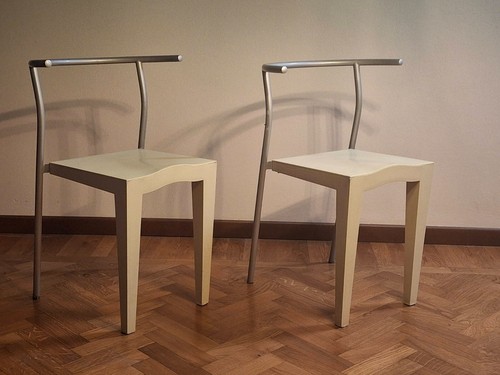 Sedie bianche usate design - sedie,