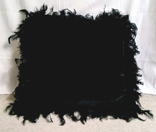 Black cushion with - black,