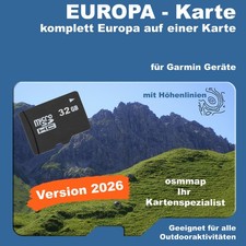 Scheda Europa Topo curve di