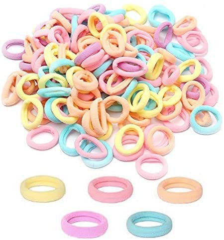 200 pezzi elastici capelli - pezzi,