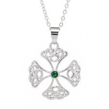 Silver-Plated Celtic Cross