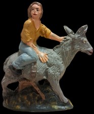 Statuina Personaggio Presepe In Gesso