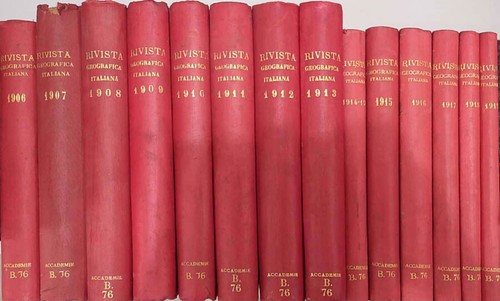Rivista geografica italiana - geografica,