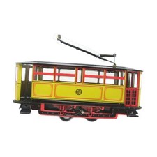 Decorazione modello tram in