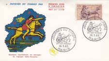 Francia 1963 fdc giornata del - 1963,