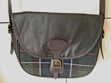 BORSA A TRACOLLA BARBOUR WHITLEY CERA COTONE TARTAN NUOVA SENZA ETICHETTE