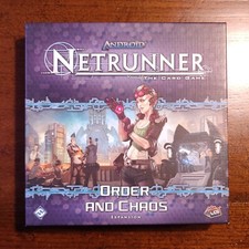 android netrunner deluxe expansion order and chaos ANR sealed cards cyberpunk