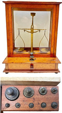 ❤️❤️ ANTICA BILANCIA PARIGINA FARMACIA FARMACISTA O GIOIELLIERE PRIMI NOVECENTO