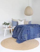 Trapunta Kantha copriletto