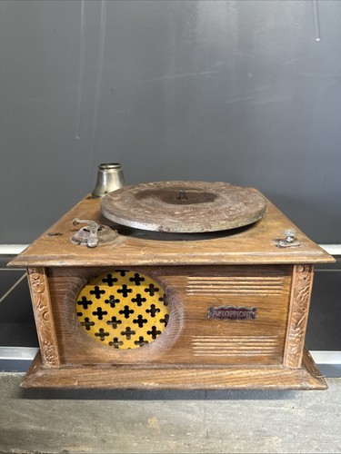 Antico grammofono melophone - grammofono,