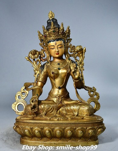 Statua buddha tara bianca - tara,