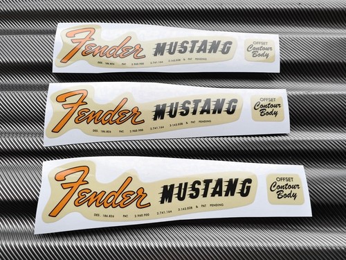 Adesivo pezzi fender mustang - pezzi,